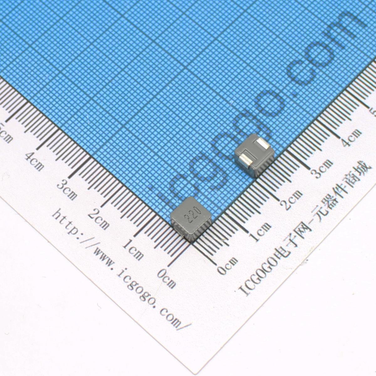 一体成型贴片功率电感 0650 22uH 220 单层线圈 7x7x5mm ±20%